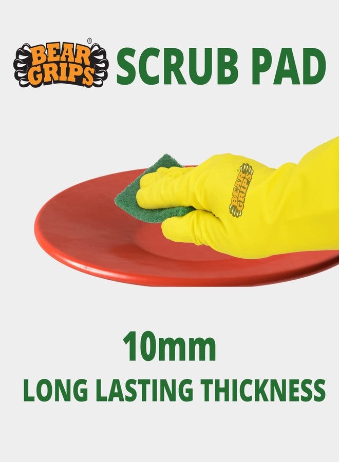 BEAR GRIPS Scrub pad for Utensils Cleaning in Kitchen Long Lasting Stain Removal Scrubber - Pack of 21 - Image 3